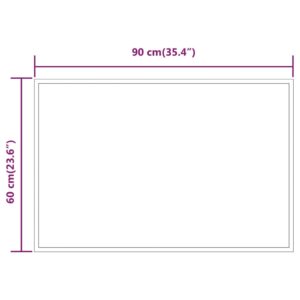 Καθρέφτης Μπάνιου με LED 90x60 εκ.