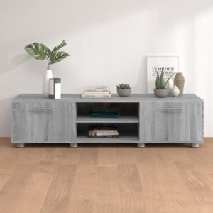 Έπιπλο Τηλεόρασης Γκρι Sonoma 140x40x35 εκ. από Επεξεργ. Ξύλο