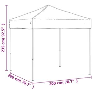 Τέντα Εκδηλώσεων Πτυσσόμενη Μπλε 2 x 2 μ.