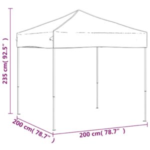 Τέντα Εκδηλώσεων Πτυσσόμενη Κρεμ 2 x 2 μ.