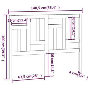 5 x 4 x 100 εκ. Μασίφ Ξύλο Πεύκου