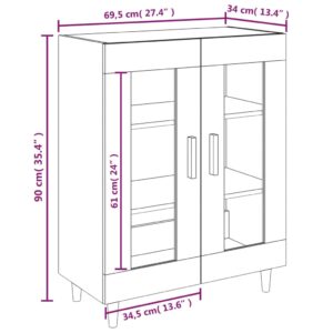 5 x 34 x 90 εκ. Επεξεργασμένο Ξύλο