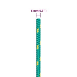 Σχοινί Ναυτιλίας Πράσινο 8 χιλ. 50 μ. από Πολυπροπυλένιο