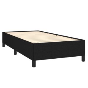 Πλαίσιο Κρεβατιού Boxspring Μαύρο 100 x 200 εκ. Υφασμάτινο