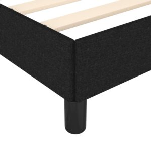 Πλαίσιο Κρεβατιού Boxspring Μαύρο 100 x 200 εκ. Υφασμάτινο