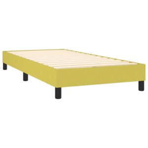 Πλαίσιο Κρεβατιού Boxspring Πράσινο 90x190 εκ. Υφασμάτινο