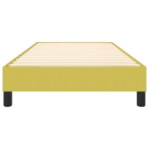 Πλαίσιο Κρεβατιού Boxspring Πράσινο 90x190 εκ. Υφασμάτινο