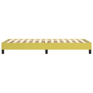 Πλαίσιο Κρεβατιού Boxspring Πράσινο 90x190 εκ. Υφασμάτινο