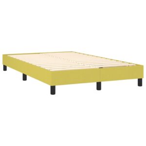 Πλαίσιο Κρεβατιού Boxspring Πράσινο 120x200 εκ. Υφασμάτινο