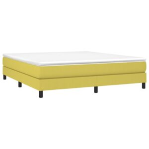 Πλαίσιο Κρεβατιού Boxspring Πράσινο 160x200 εκ. Υφασμάτινο