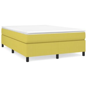 Πλαίσιο Κρεβατιού Boxspring Πράσινο 140 x 190 εκ. Υφασμάτινο