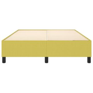 Πλαίσιο Κρεβατιού Boxspring Πράσινο 140 x 190 εκ. Υφασμάτινο