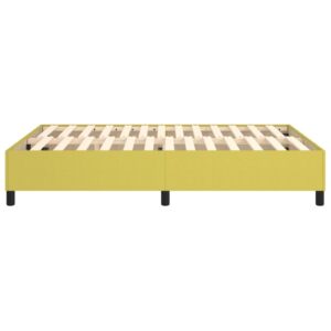 Πλαίσιο Κρεβατιού Boxspring Πράσινο 140 x 190 εκ. Υφασμάτινο