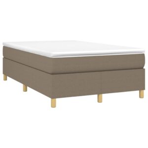 Πλαίσιο Κρεβατιού Boxspring Taupe 120x200 εκ. Υφασμάτινο