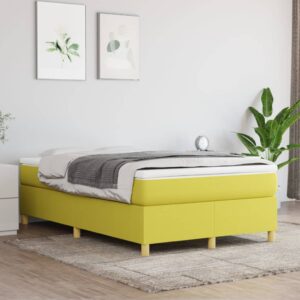 Πλαίσιο Κρεβατιού Boxspring Πράσινο 120x200 εκ. Υφασμάτινο