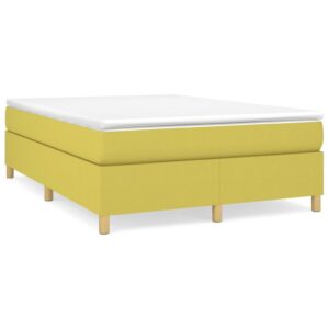 Πλαίσιο Κρεβατιού Boxspring Πράσινο 140 x 190 εκ. Υφασμάτινο