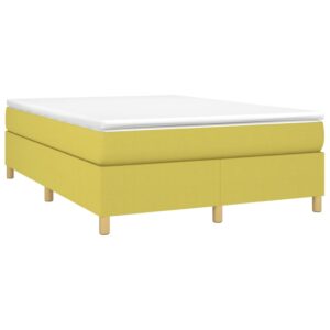 Πλαίσιο Κρεβατιού Boxspring Πράσινο 140 x 190 εκ. Υφασμάτινο