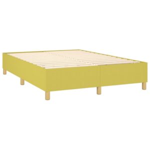 Πλαίσιο Κρεβατιού Boxspring Πράσινο 140 x 190 εκ. Υφασμάτινο