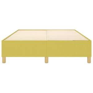 Πλαίσιο Κρεβατιού Boxspring Πράσινο 140 x 190 εκ. Υφασμάτινο