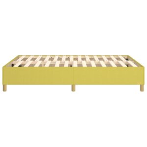 Πλαίσιο Κρεβατιού Boxspring Πράσινο 140 x 190 εκ. Υφασμάτινο