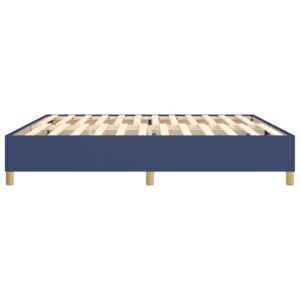 Πλαίσιο Κρεβατιού Boxspring Μπλε 200x200 εκ. Υφασμάτινο