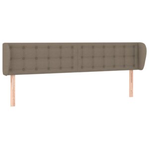 Κεφαλάρι με Πτερύγια Taupe 163x23x78/88 εκ. Υφασμάτινο