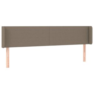 Κεφαλάρι με Πτερύγια Taupe 183x16x78/88 εκ. Υφασμάτινο