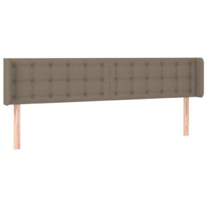 Κεφαλάρι με Πτερύγια Taupe 163x16x78/88 εκ. Υφασμάτινο