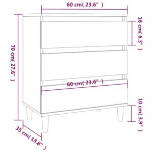 Ντουλάπι Καπνιστή Δρυς 60x35x70 εκ. από Επεξεργασμένο Ξύλο