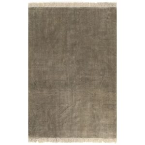 Κιλίμι Χρώμα Taupe 200 x 290 εκ. Βαμβακερό