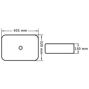 5 x 32 x 13 εκ. Κεραμικός