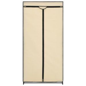 282443  Wardrobes 2 pcs Cream 75x50x160 cm