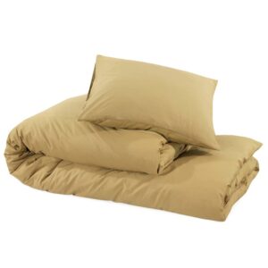 Σετ Παπλωματοθήκης Taupe 240x220 εκ. Βαμβακερό