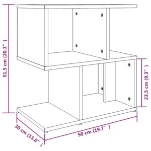 Κομοδίνο Γκρι Sonoma 50 x 30 x 51