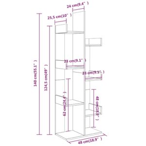 Βιβλιοθήκη Καφέ Δρυς 48 x 25