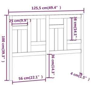 5 x 4 x 100 εκ. Μασίφ Ξύλο Πεύκου