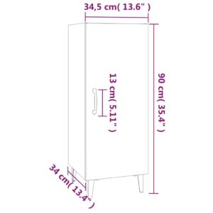 5 x 34 x 90 εκ. Επεξεργασμένο Ξύλο