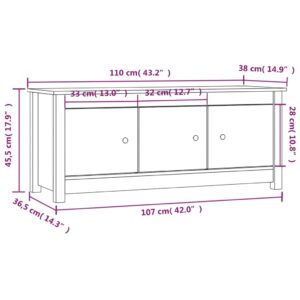 Παπουτσοθήκη Μελί 110x38x45