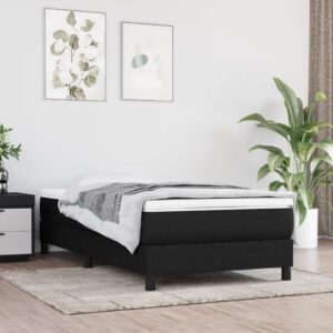 Πλαίσιο Κρεβατιού Boxspring Μαύρο 80 x 200 εκ. Υφασμάτινο