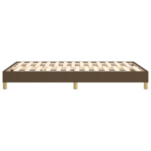 Πλαίσιο Κρεβατιού Boxspring Σκούρο Καφέ 120x200 εκ. Υφασμάτινο