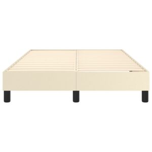 Πλαίσιο Κρεβατιού Boxspring Κρεμ 120x200 εκ. Συνθετικό Δέρμα