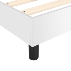 Πλαίσιο Κρεβατιού Boxspring Λευκό 90x200 εκ. Συνθετικό Δέρμα