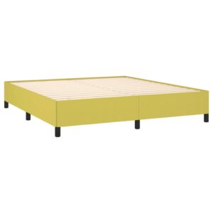 Κρεβάτι Boxspring με Στρώμα Πράσινο 160x200 εκ.Υφασμάτινο