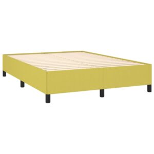 Κρεβάτι Boxspring με Στρώμα Πράσινο 140x200 εκ.Υφασμάτινο