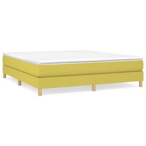 Κρεβάτι Boxspring με Στρώμα Πράσινο 160x200 εκ.Υφασμάτινο