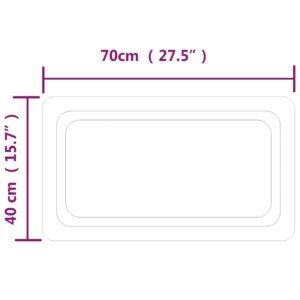 Καθρέφτης Μπάνιου με LED 40x70 εκ.