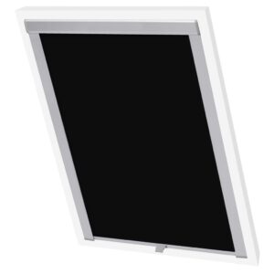 131299  Blackout Roller Blinds Black P06/406