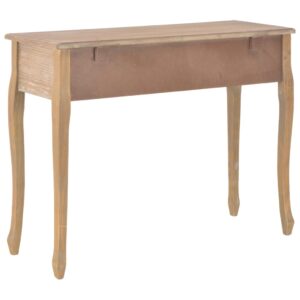 280047  Dressing Console Table with 3 Drawers Brown