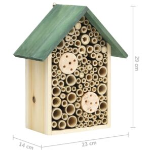 314813  Insect Hotels 2 pcs 23x14x29 cm Solid Firwood