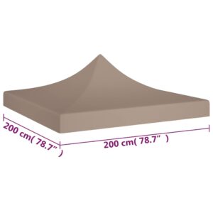 Κάλυμμα Τέντας Εκδηλώσεων Taupe 2 x 2 μ. 270 γρ/μ²